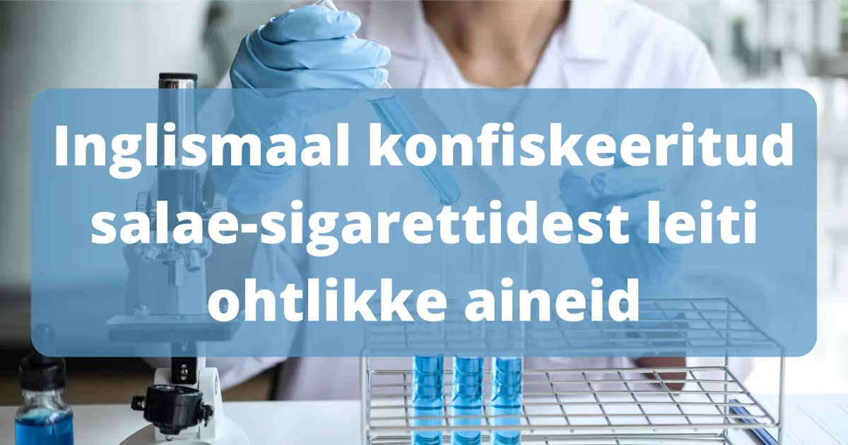 BBC: ebaseaduslikest e-sigarettidest leiti ohtlikke metalle
