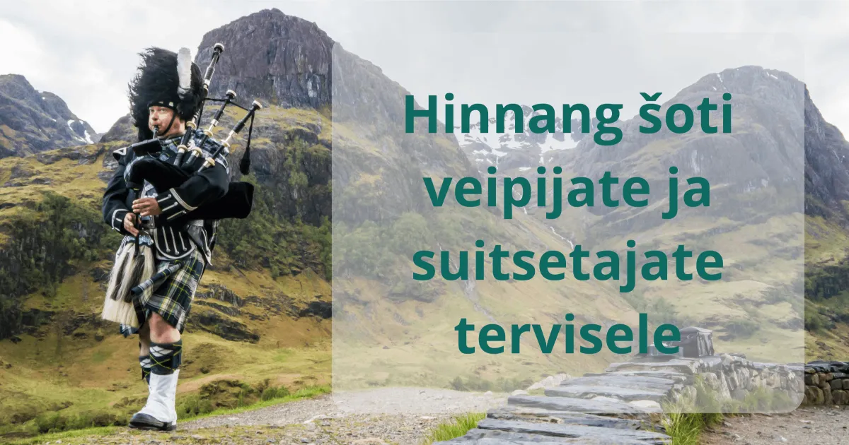 Hinnang šoti veipijate ja suitsetajate tervisele