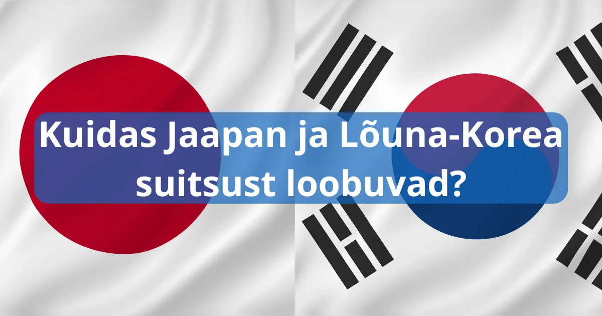 Kuidas Jaapan ja Lõuna-Korea suitsust loobuvad?