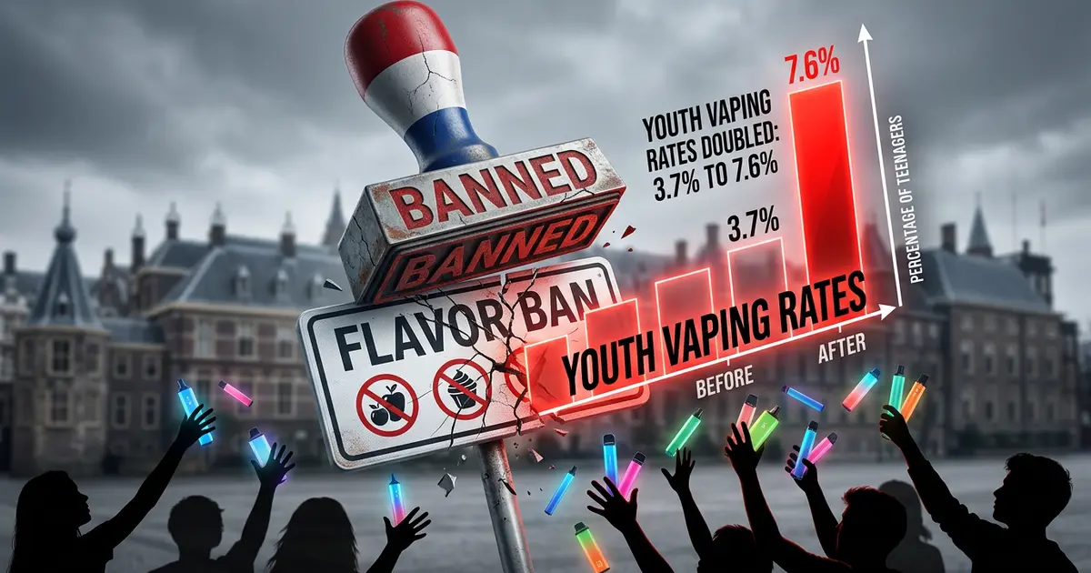 Hollandi maitsekeeld kahekordistas noorte e-sigareti kasutuse