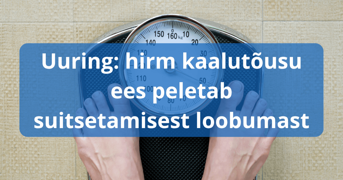suitsetamisest loobumine, kaalutõus, nikotiin