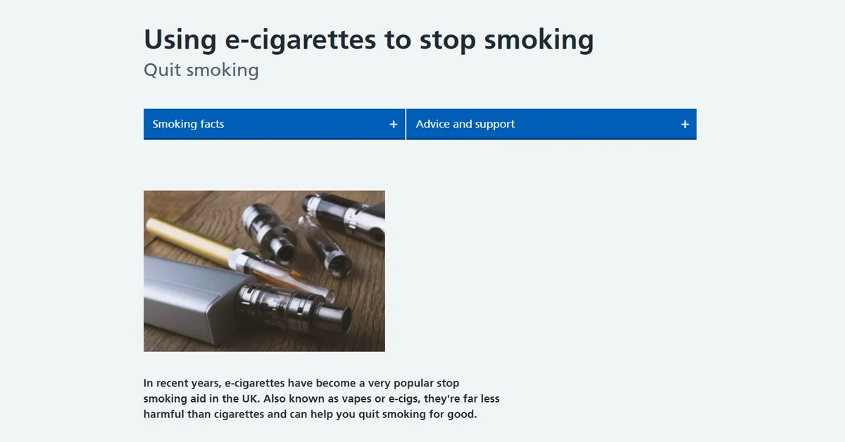 nhs stop smoking